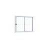 Janela de Alumínio de Correr 100x100cm 2 Folhas com Grade Riobras - 2