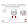 Churrasqueira a Gás de Inox Chaleur de Embutir Concept Series 3 Queimadores para Bancada - 9