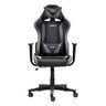Cadeira Gamer Giratória Modelo Rush Reclinável Racer X Cinza - 1