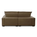 Ver imagem 6 de Sofa Retratil Reclinavel 2 Lugares 2,90m Atlantis Veludo Capuccino Lansofbr