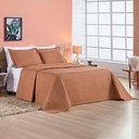 Ver imagem 3 de Kit Cobre Leito Espanha Casal Queen 03 Peças Micropercal 200 Fios Matelado White Line - Terracota