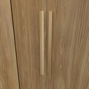 Ver imagem 7 de Quarto Modulado Kappesberg Adapt Branco/Nogueira 5 Peças