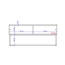 Bancada TV Basculante Preta e Tubos Preto Fosco Carraro - 5