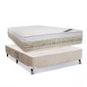 Conjunto Castor Pocket Premium Amazon Gel Bege One Face Box Castor Bege Casal 138x188x72cm - 1