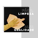 Ver imagem 6 de Mesa de Cabeceira Preta e Tubos Preto Fosco Carraro