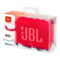 Caixa de Som Jbl Portátil À Prova D'Água Bluetooth Vermelha - Go3 - 7