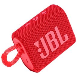 Caixa de Som Jbl Portátil À Prova D'Água Bluetooth Vermelha - Go3 - 1