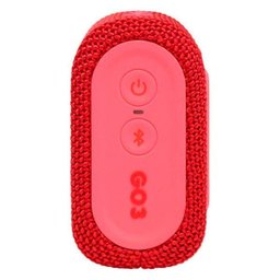 Caixa de Som Jbl Portátil À Prova D'Água Bluetooth Vermelha - Go3 - 3
