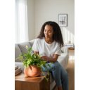 Ver imagem 2 de Vaso de Planta Inteligente Autoirrigável Cuia P Terracota