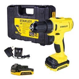 Parafusadeira e Furadeira Stanley 12V com 2 Baterias Bivolt - Scd121S2K-Br - 1 Parafusadeira e Furadeira Stanley 12V com 2 Baterias Bivolt - Scd121S2K-Br - 1