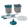 Mop Giratório Flashlimp Duas Águas Fit com Balde Cinza - Mop7504 - 3