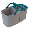 Mop Giratório Flashlimp Duas Águas Fit com Balde Cinza - Mop7504 - 6