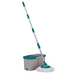 Mop Giratório Flashlimp Duas Águas Fit com Balde Cinza - Mop7504 - 1