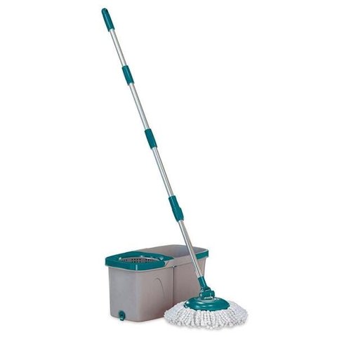 Mop Giratório Flashlimp Duas Águas Fit com Balde Cinza - Mop7504