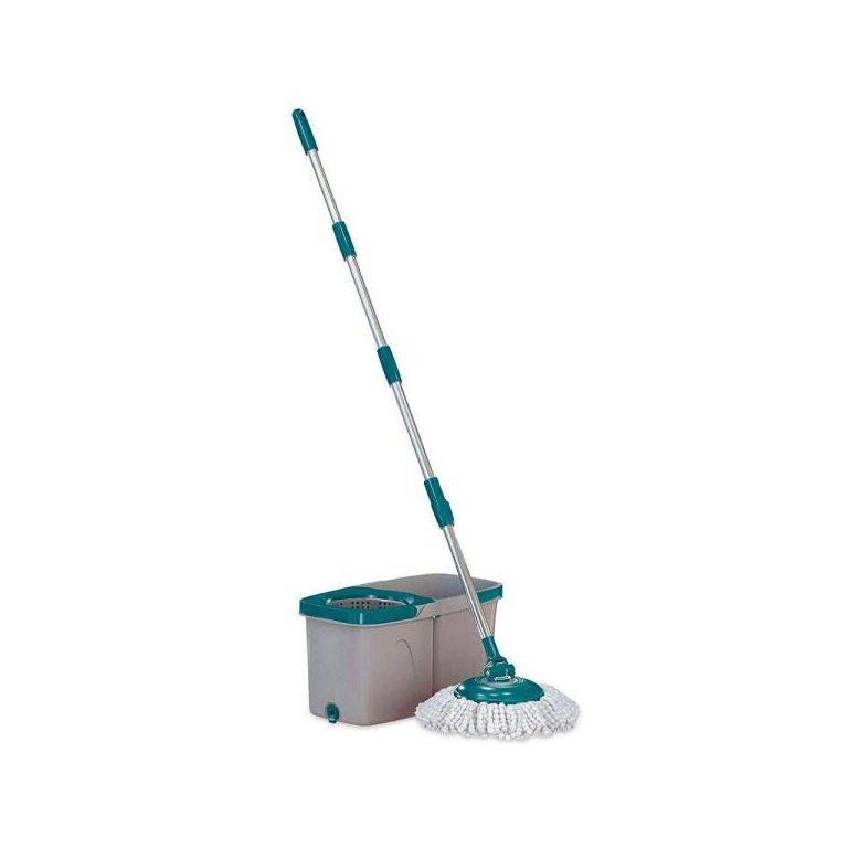 Mop Giratório Flashlimp Duas Águas Fit com Balde Cinza - Mop7504