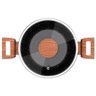 Caçarola Euro ColorStone 22cm 5mm Antiaderente Wooden - ALU8600-WD - 3