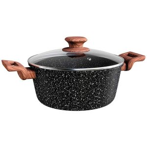 Caçarola Euro ColorStone 22cm 5mm Antiaderente Wooden - ALU8600-WD