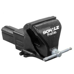Torno de Bancada/Morsa Schulz Pratiko com Mordedor Fixo N°5 Preto - 1