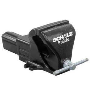 Torno de Bancada/Morsa Schulz Pratiko com Mordedor Fixo N°5 Preto