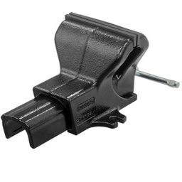 Torno de Bancada/Morsa Schulz Pratiko com Mordedor Fixo N°5 Preto - 3
