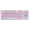 Teclado Mecânico Gamer Redragon Mitra Lunar White Rgb Switch Marrom - K551w - 1
