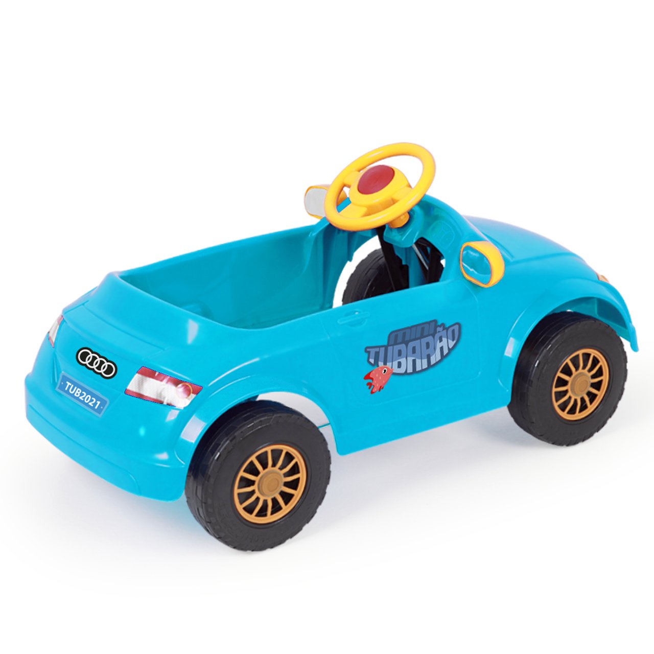 Carrinho De Passeio Brinquedo A Pedal Infantil Att - Xplast ...