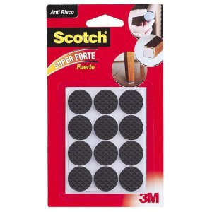 Protetor Antideslizante Anti-risco Redondo Preto M