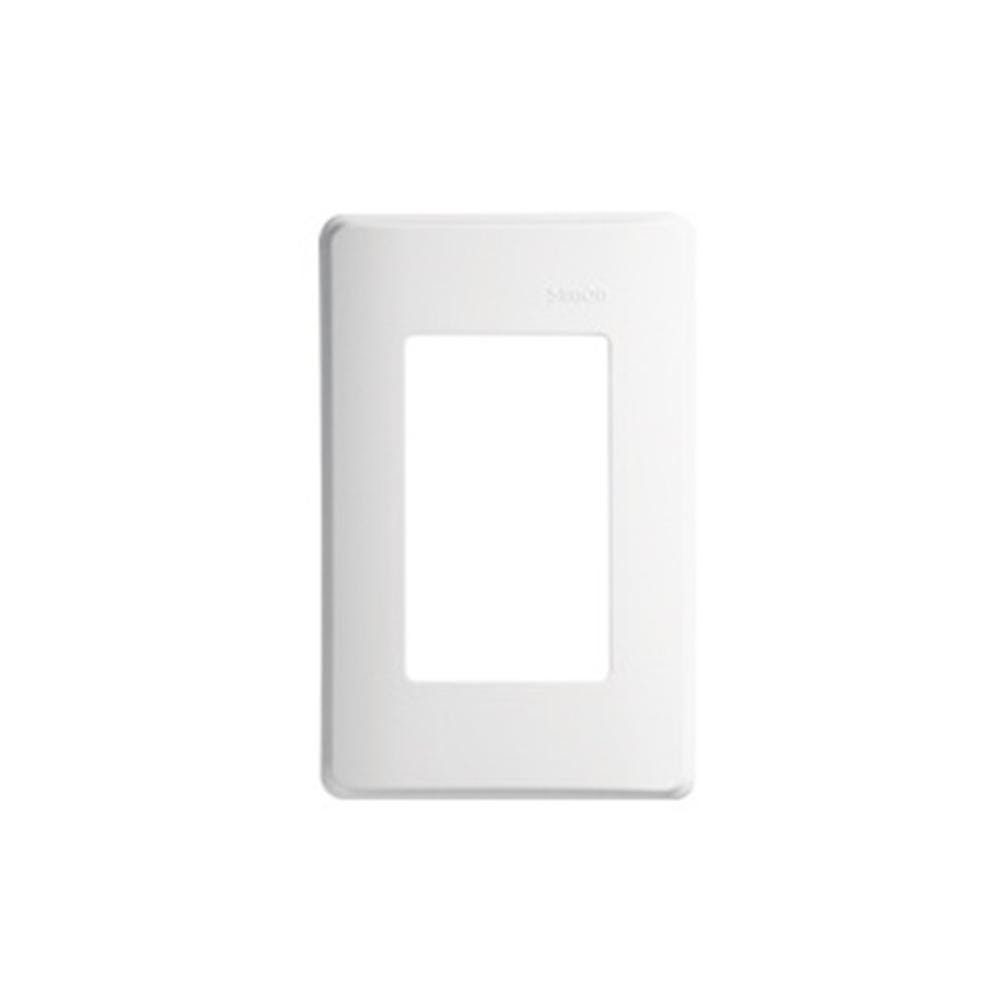 Placa 4x2 Para 3 Postos Horizontais E Suporte Branco S19 - 1