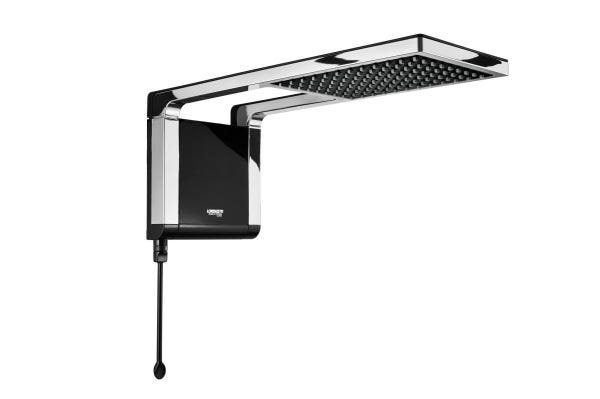 Ducha Acqua Storm Ultra Preto/Cromado Lorenzetti 5500W 127v - 1
