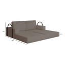 Ver imagem 6 de Sofá Cama À Vácuo 2 Lugares Linha Modular Flip Magic