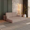 Ver imagem 3 de Sofá Cama à Vácuo 2 Lugares Linha Modular Flip Magic