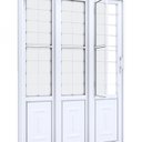 Ver imagem 3 de Porta de Aço de Correr 213x150 com Grade Quadrada e Postigo Facilita Lucasa