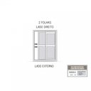 Ver imagem 4 de Porta de Aço de Correr 213x150 com Grade Quadrada e Postigo Facilita Lucasa Branco