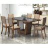 Conjunto Sala de Jantar Mesa Genesis 6 Cadeiras Kiara New Viero - 1