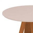Ver imagem 5 de Mesa de Jantar Redonda 103,5cm c/ Tampo de Vidro Lina D04 - D'Rossi