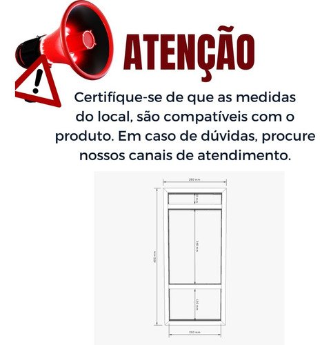 Kit 4 Peças Suporte Industrial Preto Fosco Teto ou Parede 60x29 - 3