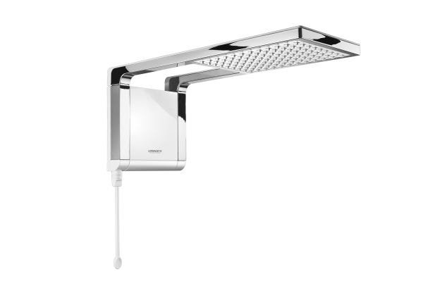 Ducha Acqua Storm Ultra Branco/Cromado Lorenzetti 5500W 127v - 1