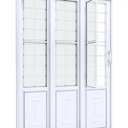 Ver imagem 3 de Porta de Aço de Correr 213x150 com Grade Quadrada e Postigo Facilita Lucasa Branco