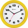 Relógio de Parede - Herweg - 21cm - Amarelo - 6103268 - 1