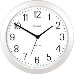 Relógio de Parede - Silencioso - 26cm - Herweg 660043: Branco - 1