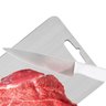Tabua de Carne Corte Cozinha Profissional 24cm Aço Inox 4un - 5