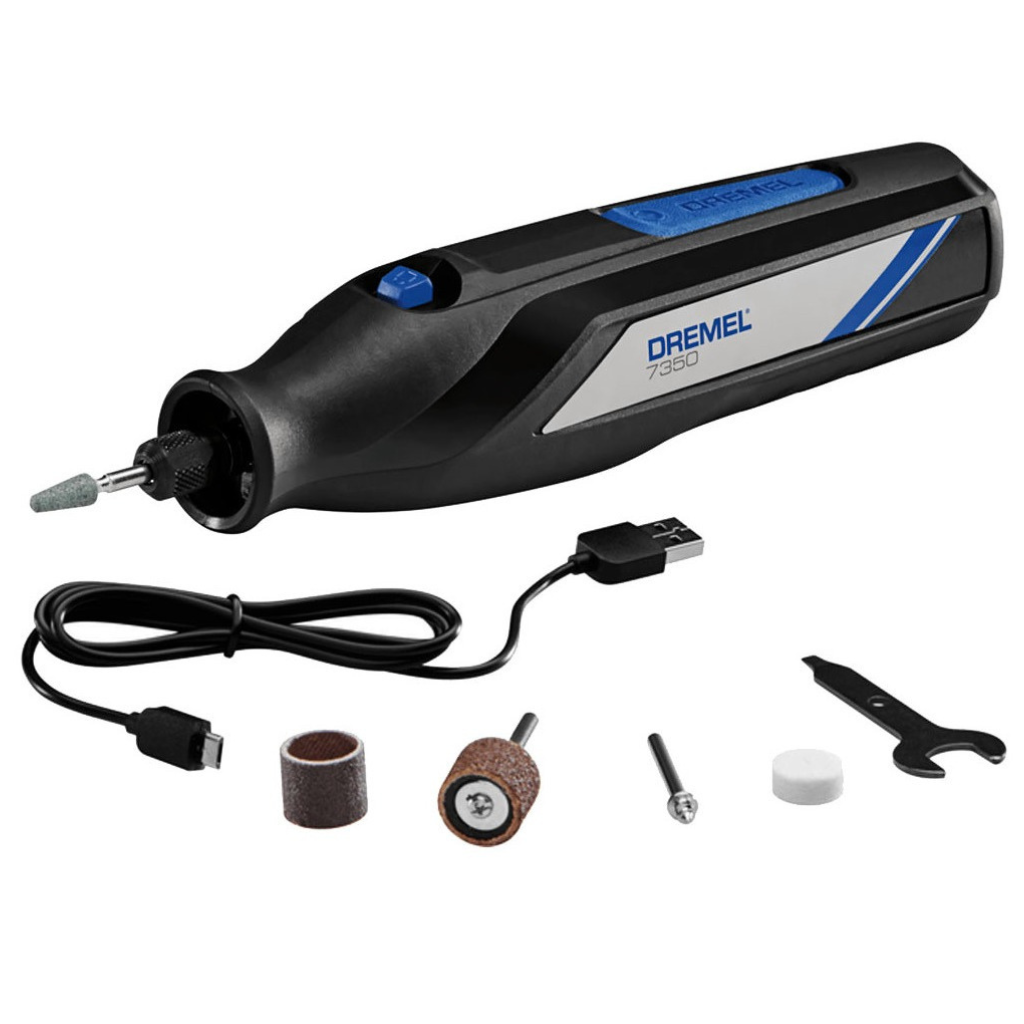 Micro Retífica A Bateria 7350 4v-max Com 5 Acessórios Dremel ...