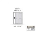 Ver imagem 4 de Porta de Aço de Correr 213x150 com Grade Mosaico e Postigo Facilita Lucasa