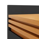 Ver imagem 4 de Buffet Aparador Ripado 3 Portas com Pés de Mdf Astúrias 136cm