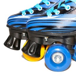 Patins 4 Rodas Roller Classico Azul N.30/31 Freio Frontal BW020AZ-30/31 Importway - 3