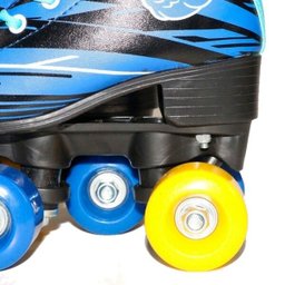 Patins 4 Rodas Roller Classico Azul N.30/31 Freio Frontal BW020AZ-30/31 Importway - 4