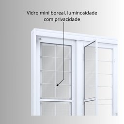 Porta de Aço de Correr 213x200 com Grade Quadrada e Postigo Facilita Lucasa  - 10