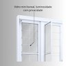 Porta de Aço de Correr 213x200 com Grade Quadrada e Postigo Facilita Lucasa  - 10