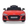 Mini Carro Eletrico Audi R8 Spyder Vermelho 12v com Som e Luz Bw123vm Importway - 1