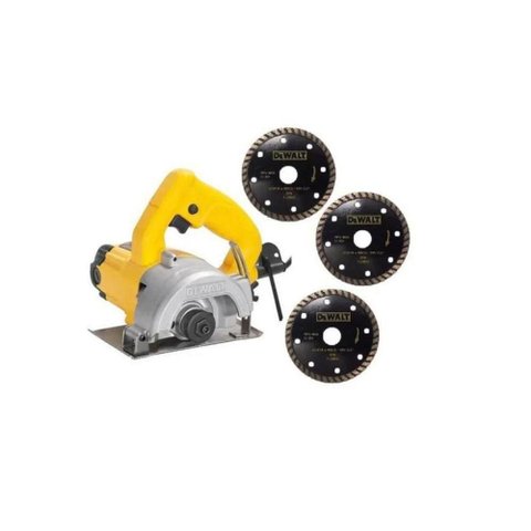 Serra Mármore 1400W + 3 Discos - Dewalt DW862WA 127V